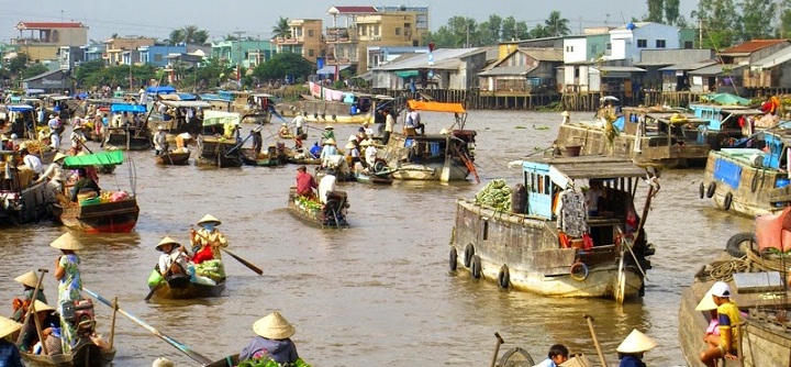 Marché flottant Cai Rang Can Tho