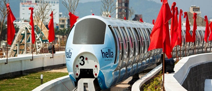 Système de monorail aérien en Ville de Da Nang