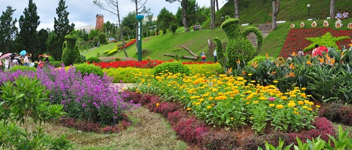 Parc des fleurs à Dalat