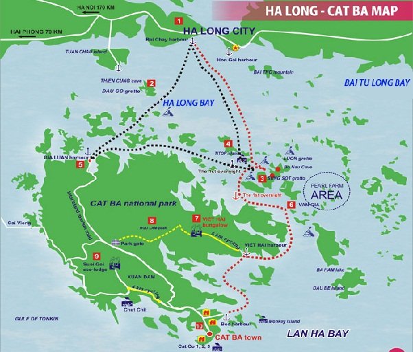 Baie d'Halong - croisiere sur jonque Halong