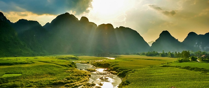 paysages du Vietnam dans le film Kong