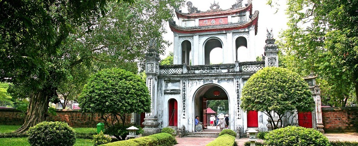 Temple de la Litterature a Hanoi