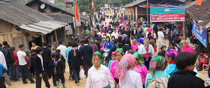 Le marché de l'amour de Khau Vai à Ha Giang