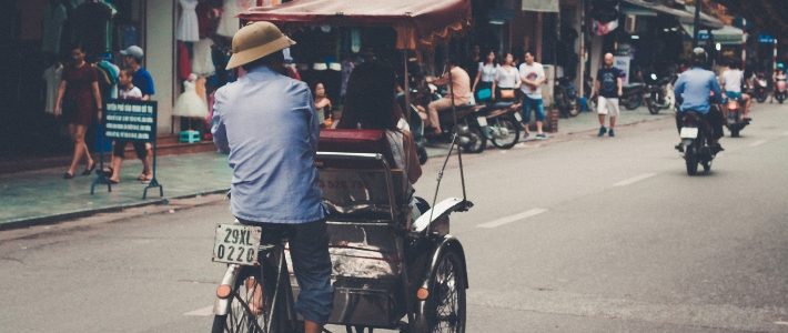 Découverte Hanoi par cyclo pousse