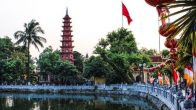 Visite pagode de Tran Quoc